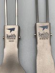 Keith Titanium Spork, Knife & Black Elk Cup Set