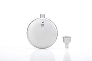 Keith Titanium Round Flask with Funnel - 5 oz