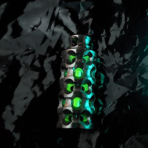 Titanium Keychain Housing for Outdoor Survival EDC Gear