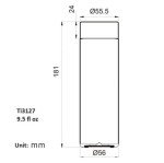 Keith Titanium Arctic Radiance 9.5 oz Thermos - Ice Blue