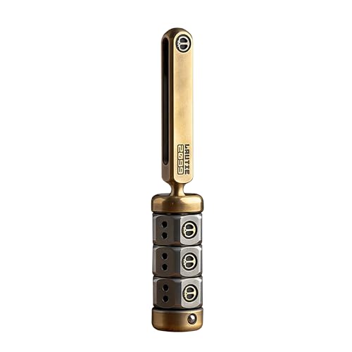 WANERSEN LAUTIE EDC Jackpot Fidget Spinner, Brass+SS