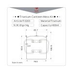 Keith Titanium Ti3203 13.5 fl oz Single-Wall Mug