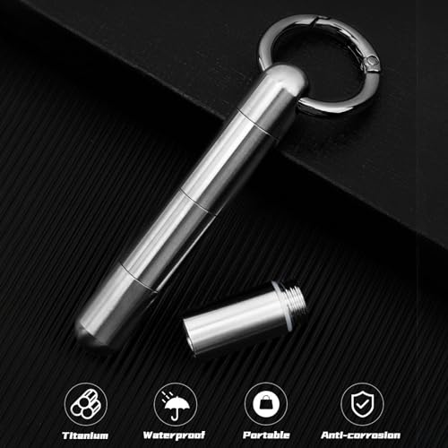 WANERSEN Multilayer Titanium Pill Case - Outdoor First Aid