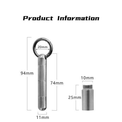 WANERSEN Multilayer Titanium Pill Case - Outdoor First Aid