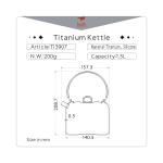 Keith Titanium 1.5L Kettle Ti3907