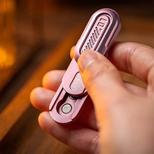 Pink WANERSEN Aluminum Slider Fidget Spinner Toy