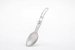 Keith Titanium Ti5315 Folding Spoon with Pouch