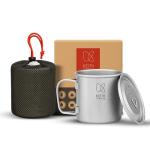 Keith Ti3200 Double-Layer Titanium Cup with Lid