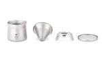 Keith Titanium Ti3911 Ultralight Coffee Maker with Leather Case