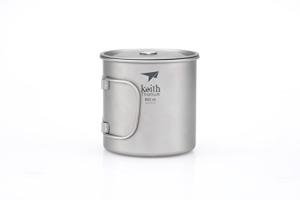 Keith Titanium 22oz Single-Wall Mug with Lid