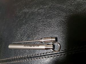 Titaner Titanium Toothpick Keychain for EDC