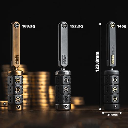 WANERSEN LAUTIE EDC Jackpot Fidget Spinner, Brass+SS