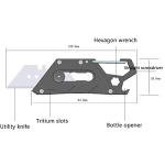 RovyVon V10 Titanium Utility Tool with Razor Blade