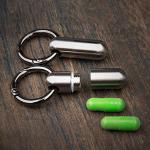WANERSEN Waterproof Titanium Portable Pill Case