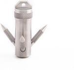 Silver Titanium Grappling Hook for Outdoor Adventures