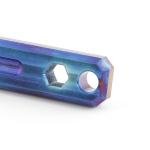 Heavy Duty Titanium Pry Bar Nail Puller Keychain