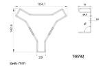 Keith Titanium Tri-Leg Steamer Rack Ti8732