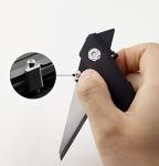 Titaner Raven Titanium Folding Pocket Knife (Black)