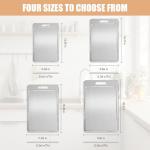 Pure Titanium Cutting Board with Juice Groove - Small