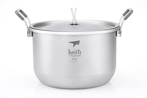 Keith Titanium 6L Cooking Pot - Ti8301