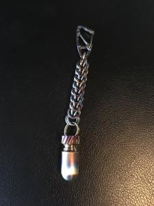 Titanium Wing Carabiner Keychain with Flame Anodizing