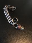 Titanium Wing Carabiner Keychain with Flame Anodizing
