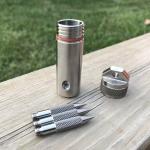 Silver Titanium Grappling Hook for Adventurers