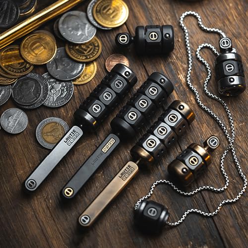 WANERSEN LAUTIE EDC Jackpot Fidget Spinner, Brass+SS