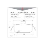 Keith Titanium Ti6015 1.8L Cooking Pot
