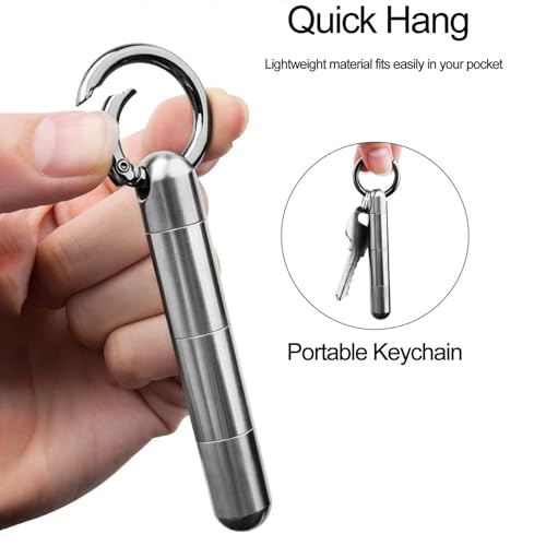 WANERSEN Multilayer Titanium Pill Case - Outdoor First Aid