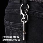 TACRAY Compact Titanium EDC Keychain Carabiner Tool