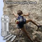 Titaner Multifunction Titanium Mini Grappling Hook Case
