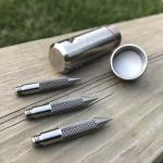 Silver Titanium Grappling Hook for Adventures