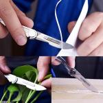 Titaner EDC Titanium Folding Pocket Knife with Blades