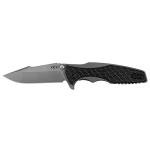 Titanium Pocket Folding Knife with Glow Carbon Fiber