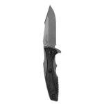 Titanium Pocket Folding Knife with Glow Carbon Fiber
