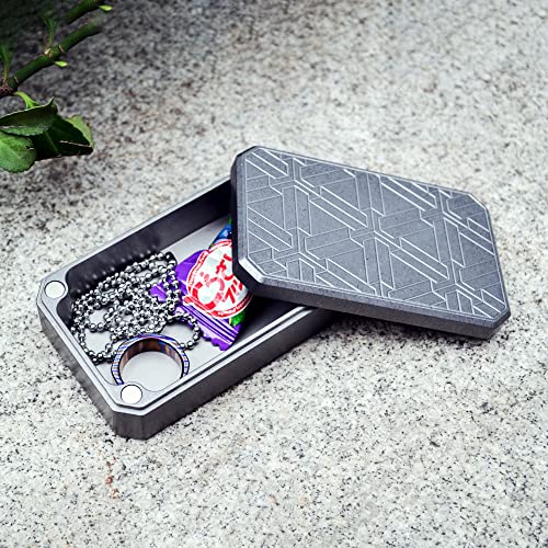 WANERSEN Titanium EDC Case for Outdoor Camping Storage