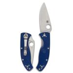 Spyderco Tenacious Blue Titanium Folding Knife