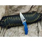 Spyderco Tenacious Blue Titanium Folding Knife