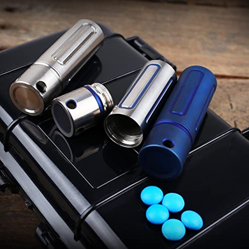 Titanium Pill Case Portable Waterproof Medicine Storage Outdoor