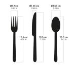 Keith Titanium Ti5310 3-Piece Camping Cutlery Set