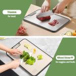 Double-Sided Titanium Cutting Board for Meat