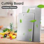 Pure Titanium Double-Sided Cutting Board for Kitchen
