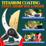 Titanium Bypass Hand Pruner for Garden Use