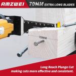 20 Pcs Extra Long Titanium Oscillating Tool Blades