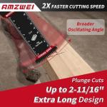 20 Pcs Extra Long Titanium Oscillating Tool Blades