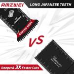 20 Pcs Extra Long Titanium Oscillating Tool Blades