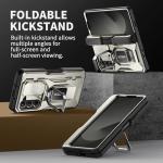 Titanium Z Fold 6 Case with Ring Stand & Holder