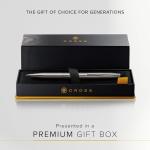 Cross Classic Century Refillable Ballpoint Pen, Medium Ballpen, Includes Premium Gift Box - Titanium Grey Micro-Knurl