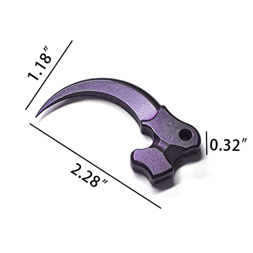 WANERSEN Titanium Eagle Claw Key Chain Tool Survival